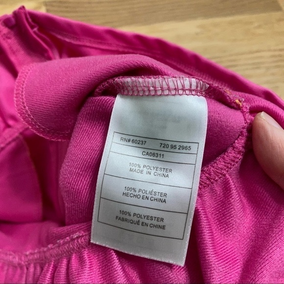 Puma Fill Zip Track Jacket 12 Months Pink Ruffle Hem - Picture 4 of 5